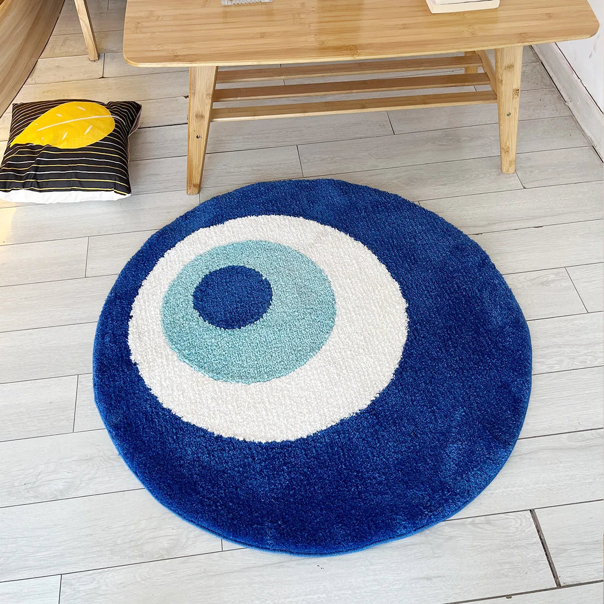 Blue Circle Harmony Rug