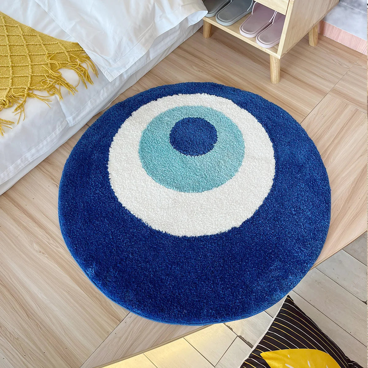 Blue Circle Harmony Rug